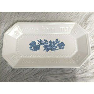 Pfaltzgraff Yorktowne Bread Loaf Tray A Joyous Heart Rectangular Shape
